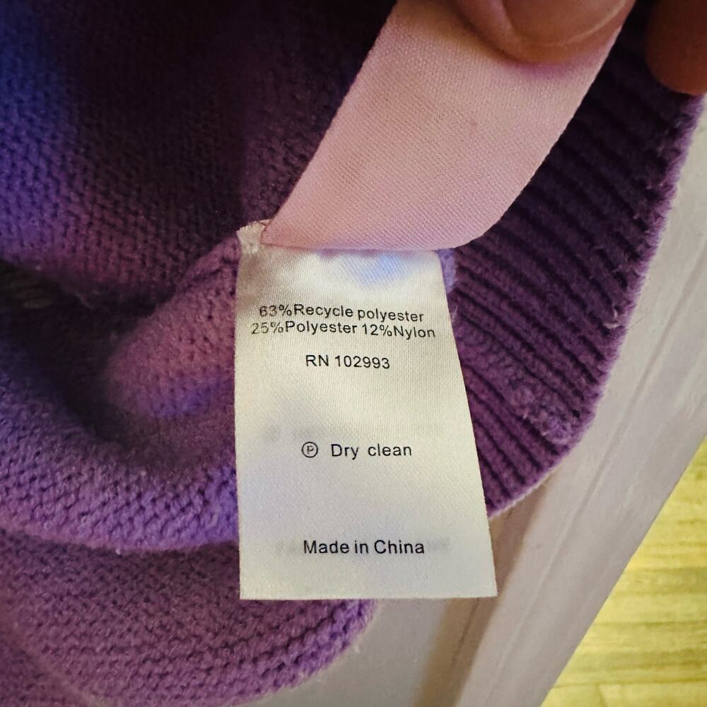 Derek Lam 10 Crosby Fair Isle Wool-Blend Cardigan Size Medium - Picture 10 of 13
